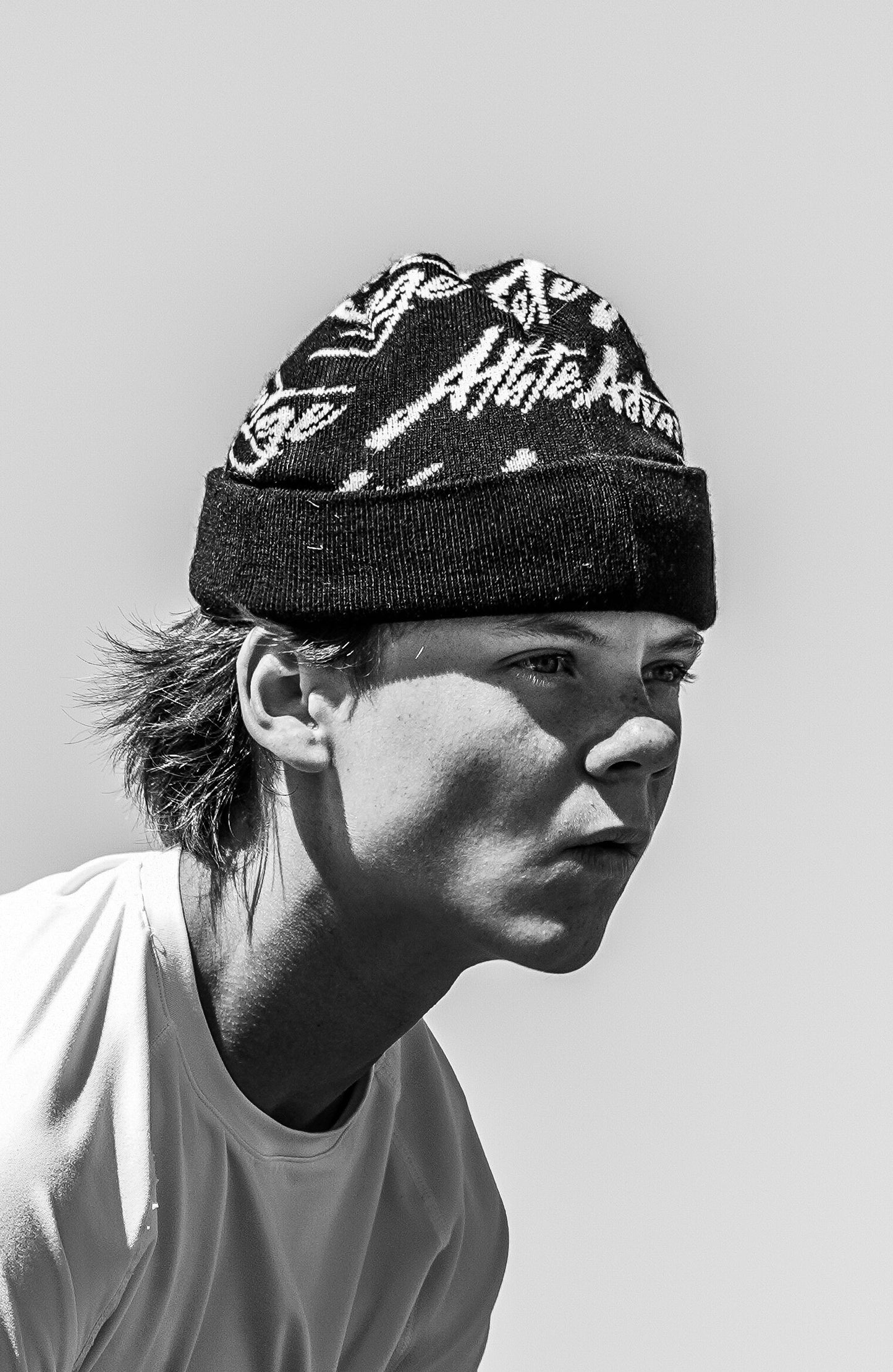 Black Graffiti Beanie